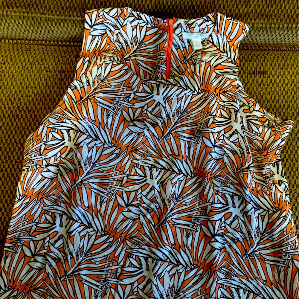 St. Tropez sleeveless blouse.